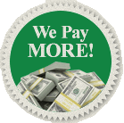 We pay more